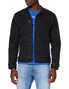 Blend BHBHNARIL odzież wierzchnia, męska kurtka dżinsowa, przejściowa, Denim czarny (200297), XXL - Kurtki męskie - miniaturka - grafika 1