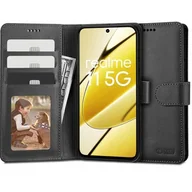Etui i futerały do telefonów - Etui TECH-PROTECT Wallet do Realme 11 5G Czarny - miniaturka - grafika 1