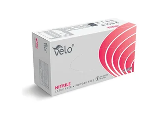 Velo, rękawiczki nitrylowe, bezpudrowe, rozmiar M, 100 sztuk |  od 119,99 zł! - Rękawiczki jednorazowe - miniaturka - grafika 1