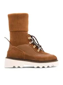 Botki damskie - Badura Botki STARK-06W4-023 Brązowy - miniaturka - grafika 1