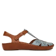 Sandały damskie - Sandały Pikolinos P. Vallarta 655-0841C1 Niebieski - miniaturka - grafika 1