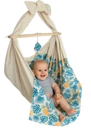Leżaczki i huśtawki - Wiszący Bujak Dla Niemowlaka, Dziecka Na Sprężynie P3-S18 - miniaturka - grafika 1