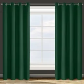 Zasłony - Zasłona Parisa 135x250 Zielona Eurofirany - miniaturka - grafika 1
