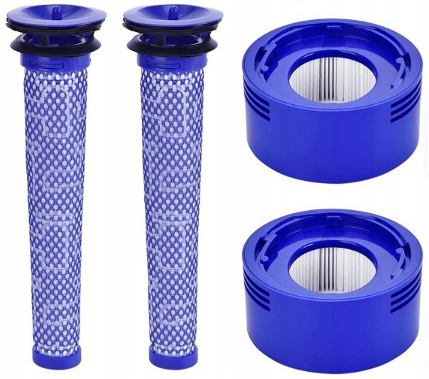 Filtry do odkurzacza Dyson V7 V8 2 x komplet filtrów prefiltr+wylotowy 4szt