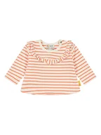 Kaftaniki dla niemowląt - Steiff Koszulka w kolorze pomarańczowo-kremowym - miniaturka - grafika 1