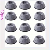 Inne - TEMU 12 szt. Ciche Maty Podłogowe do Pralki - Wodoodporne, Antypoślizgowe i Amortyzujące z Zwiększeniem Wysokości - miniaturka - grafika 1