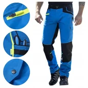 Odzież robocza - Spodnie robocze męskie Elastyczne Wzmocnione Wytrzymałe Stretch PREMIUM - miniaturka - grafika 1