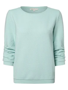 Tom Tailor Denim Bluza damska Kobiety zielony|niebieski jednolity, XL - Bluzy damskie - miniaturka - grafika 1