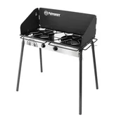 Grille gazowe - Petromax ge90-s-37 podwójny taboret gazowy, kuchenka gazowa dwupalnikowa - miniaturka - grafika 1