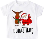 Koszulki dla dziewczynek - Koszulka z imieniem na mikołajki dla dziecka - miniaturka - grafika 1