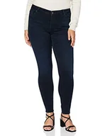 Spodnie damskie - VERO MODA Vmella Mr Slim Jeans Clr Color dżinsy damskie, granatowy blezer, L - miniaturka - grafika 1