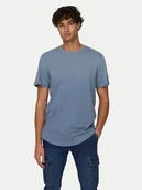 Koszulki męskie - Only & Sons T-Shirt Matt 22002973 Niebieski Regular Fit - miniaturka - grafika 1
