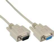 Kable komputerowe i do monitorów - InLine 15er Bulk-Pack InLine® Serial Cable molded DB9 male to female 1:1 grey 10m - miniaturka - grafika 1