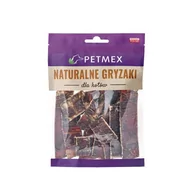 Przysmaki dla kotów - PETMEX Przełyk wołowy paseczki naturalny gryzak dla KOTA 40g - miniaturka - grafika 1