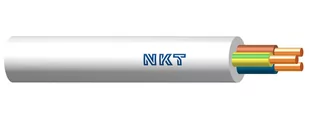 Przewód YDY 3x6 żo 450/750V biały, NKT Cables - Przewody elektryczne - miniaturka - grafika 1