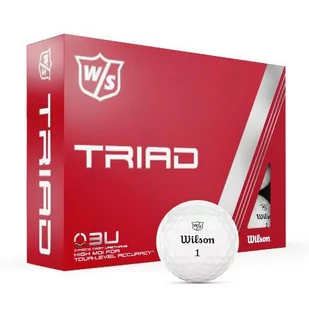 Piłki golfowe Wilson Staff TRIAD (białe) - Golf - miniaturka - grafika 1