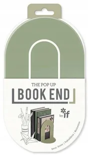 Book End Podp��rka pod ksi����ki oliwkowy - Podpórki do książek - miniaturka - grafika 1