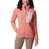 Odzież trekkingowa damska - Bluza techniczna damska Columbia W Outdoor Tracks Full Zip - miniaturka - grafika 1