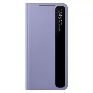 Samsung Clear view cover do Galaxy S21+ Violet - Etui i futerały do telefonów - miniaturka - grafika 1