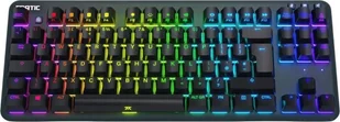 Triton Fnatic miniSTREAK TKL Gaming Tastatur, MX-Silent-Red czarna KK0002-003 - Klawiatury - miniaturka - grafika 1