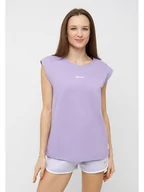 Koszulki i topy damskie - Bench Koszulka "Renata" w kolorze lawendowym - miniaturka - grafika 1