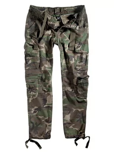 spodnie bojówki PURE SLIM FIT TROUSERS woodland-XL - Spodnie męskie - miniaturka - grafika 1