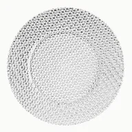 Talerze - Talerz Do Ciasta Szklany 34 cm Diamond Villa Italia - miniaturka - grafika 1