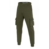 Odzież taktyczna i umundurowanie - Spodnie dresowe Cargo Pit Bull New Brushed Fleece Group Cypress '24 - Ciemnooliwkowe M - miniaturka - grafika 1