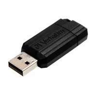 Pendrive - Pendrive Verbatim 4GB USB-A 2.0 PinStripe czarny 49061 - miniaturka - grafika 1