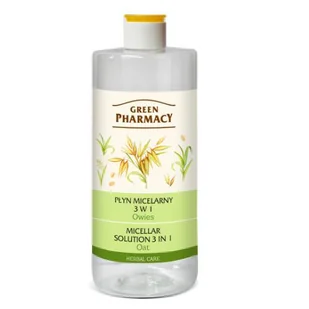 Green Pharmacy ELFA PHARM POLSKA Płyn micelarny 3w1 owies - 500 ml - Płyny micelarne - miniaturka - grafika 2