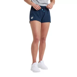 Spodenki damskie na basen Arena W Team Short Solid - Spodnie sportowe damskie - miniaturka - grafika 1