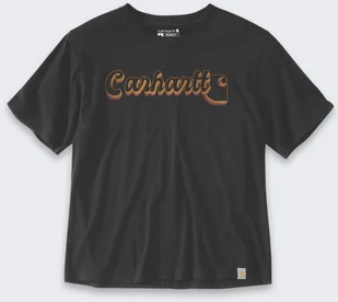 Koszulka Carhartt Script Graphic Tencel Black - Koszulki męskie - miniaturka - grafika 1