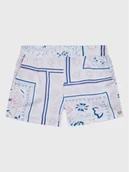 Spodenki damskie - Guess Szorty materiałowe K3GD06 WFBN0 Niebieski Relaxed Fit - miniaturka - grafika 1