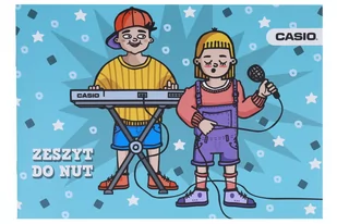 Zeszyt do Nut w Pięciolinię  - Casio 16 kartek A5 - Zeszyty szkolne - miniaturka - grafika 1