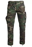 Spodnie męskie - spodnie bojówki US BDU FELDHOSE R/S "SLIM FIT" WOODLAND-L - miniaturka - grafika 1