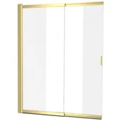 Parawany nawannowe - Excellent Liner parawan nawannowy 110 cm złoty połysk/szkło przezroczyste KAEX.2940.1100.LP - miniaturka - grafika 1