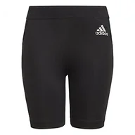 Rajstopy - adidas Tech-fit krótkie rajstopy 128 cm, czarne - miniaturka - grafika 1