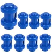 Akcesoria do trampolin - Grzybki Na Słupki Trampoliny Do Siatki Niebieskie 8 Szt. - miniaturka - grafika 1