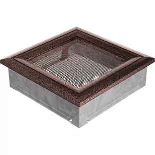 Kratki.pl KRATKA KOMINKOWA OSKAR MIEDZIANA MALOWANA 170X170 MM 17OMI - Akcesoria kominkowe - miniaturka - grafika 1