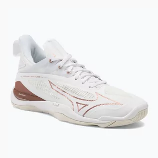 Buty sportowe damskie - Buty do piłki ręcznej damskie Mizuno Wave Mirage 4 white/rose/snow white - grafika 1