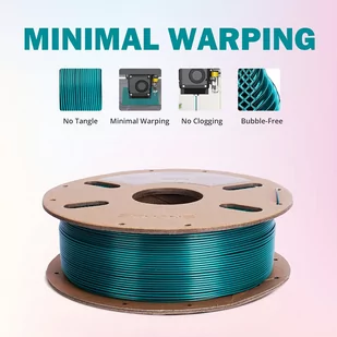 ERYONE Dual Color Silk PLA Filament 1kg - Dark Green - Filamenty i akcesoria do drukarek 3D - miniaturka - grafika 2