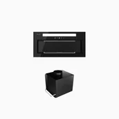 Okapy kuchenne - Globalo Silentio 60.2 Black + Turbina TW 1.2 - miniaturka - grafika 1