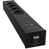 Listwy zasilające - Taga Harmony PF-400USB - Kondycjoner sieciowy / listwa zasilająca 4 gniazda + USB Czarny ✦ SALON ✦ ZAPYTAJ O RABAT ✦ RATY 30x0% - miniaturka - grafika 1
