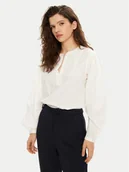 Bluzki damskie - Tommy Hilfiger Bluzka WW0WW44059 Biały Relaxed Fit - miniaturka - grafika 1