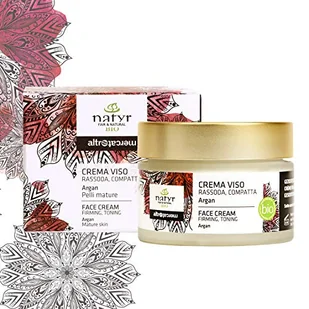natyr - Krem do twarzy - jędrny i kompaktowy - dojrzałe skórki - argan - bio - 50 ml - - Kremy do twarzy - miniaturka - grafika 1