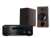 Zestawy stereo - Yamaha R-N600A (czarny) + Tesi 3 (mokka) - miniaturka - grafika 1