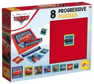 Auta - puzzle progresywne - Lisciani - Zabawki interaktywne dla dzieci - miniaturka - grafika 1