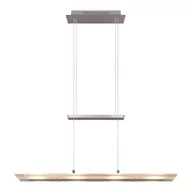 Lampy sufitowe - Szara lampa wisząca LED ze szklanym kloszem Milos – Trio - miniaturka - grafika 1