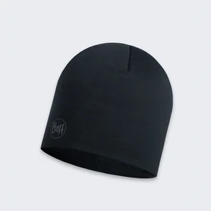 Czapka wełniana Buff Safety Merino Wool Thermal Solid Navy - Czapki i chusty sportowe damskie - miniaturka - grafika 1