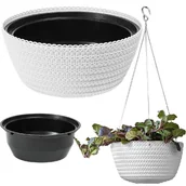 Donice - Misa wisząca JERSEY 300 - biały LA789-05 LAMELA - miniaturka - grafika 1